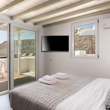 Villa In Mykonos - 6 Bedroom - 1Km From Mykonos Town - Infinity Pool - Sunset View Zewnętrze zdjęcie