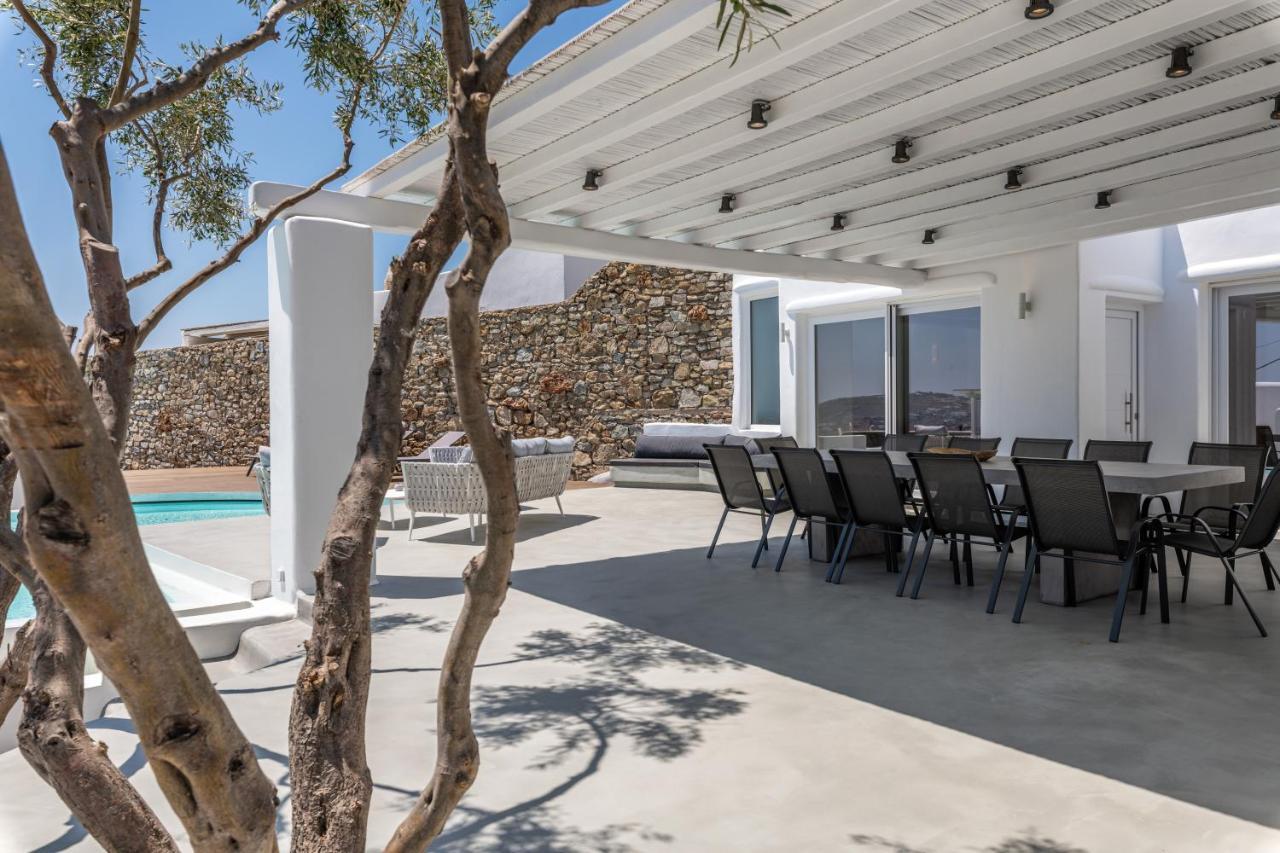 Villa In Mykonos - 6 Bedroom - 1Km From Mykonos Town - Infinity Pool - Sunset View Zewnętrze zdjęcie