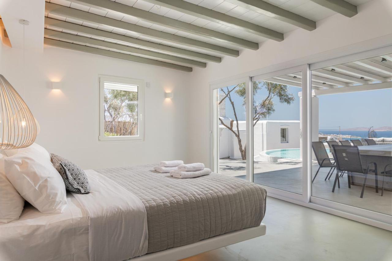 Villa In Mykonos - 6 Bedroom - 1Km From Mykonos Town - Infinity Pool - Sunset View Zewnętrze zdjęcie