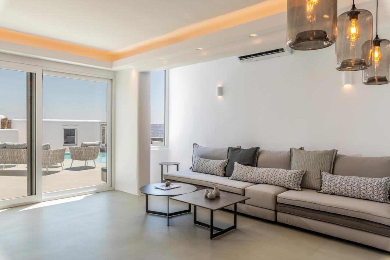Villa In Mykonos - 6 Bedroom - 1Km From Mykonos Town - Infinity Pool - Sunset View Zewnętrze zdjęcie