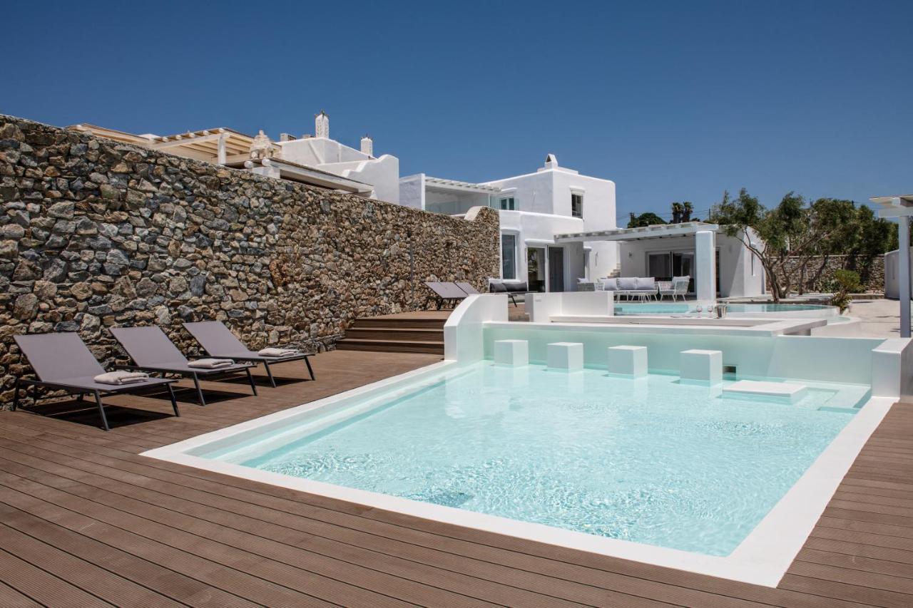 Villa In Mykonos - 6 Bedroom - 1Km From Mykonos Town - Infinity Pool - Sunset View Zewnętrze zdjęcie